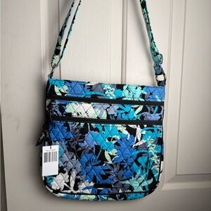 NWT Vera Bradley Camofloral Triple Zip Hipster Crossbody Bag - LAST ONE